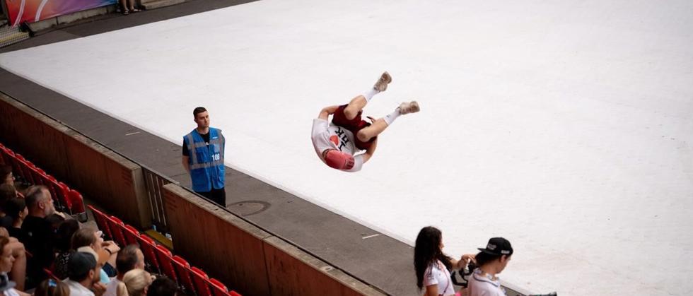Parkourové vystoupení v EDENU! Zahájení Olympiády mládeže 2026